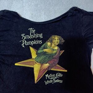 Smashing Pumpkins Mellon Collie Infinite Sadness Cut Neck Graphic Tee Black XL